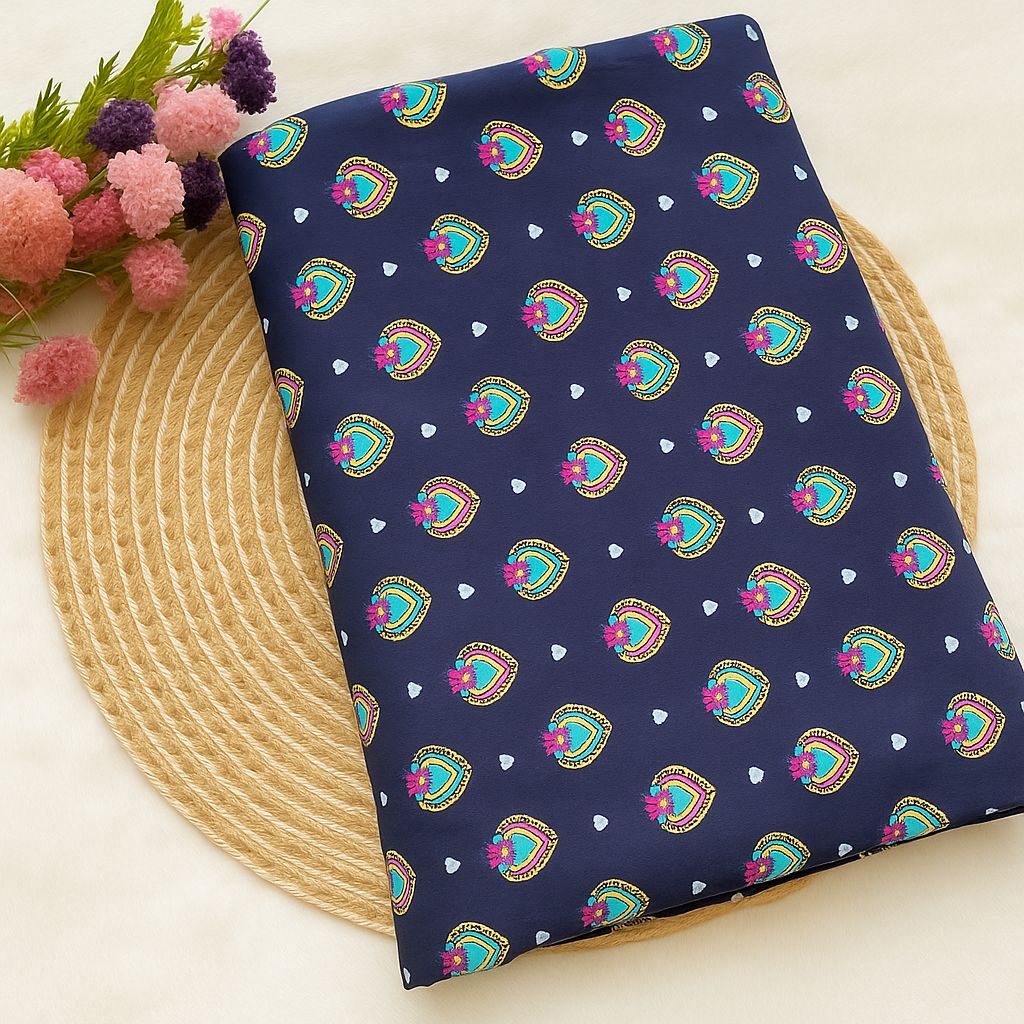 2 Piece Unstitch Glitter Lawn